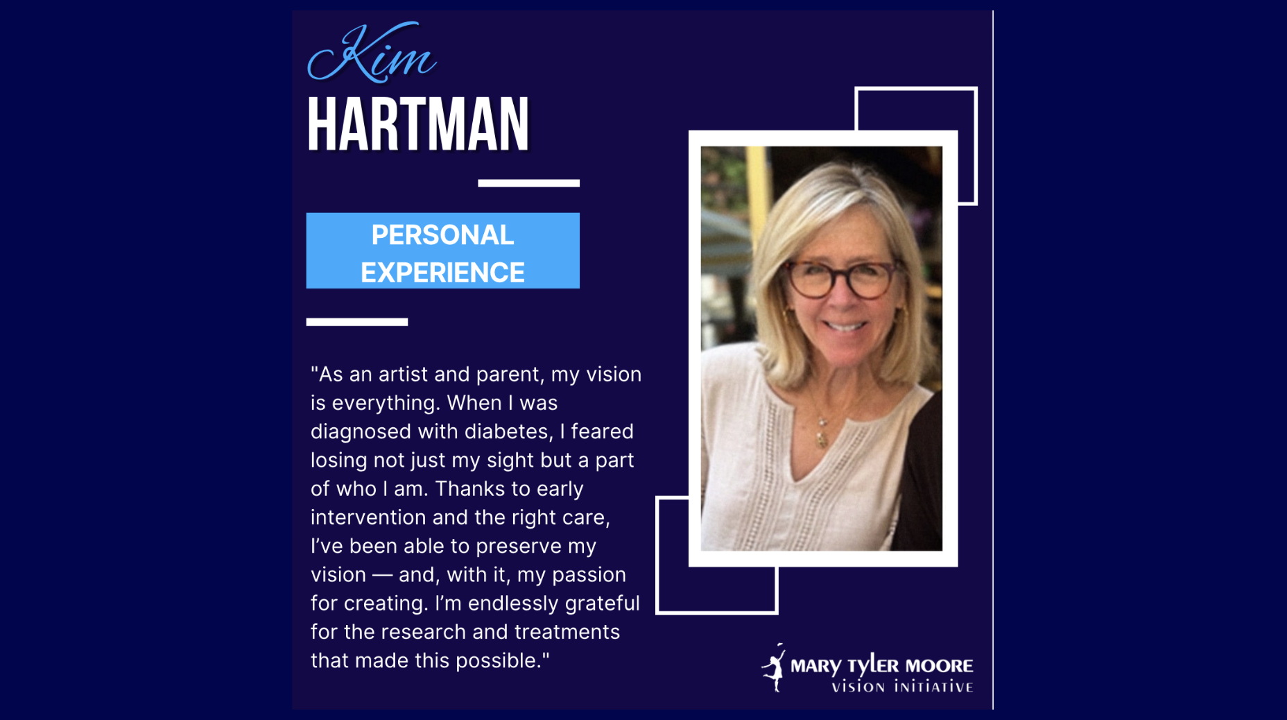 Personal Experience | Kim Hartman